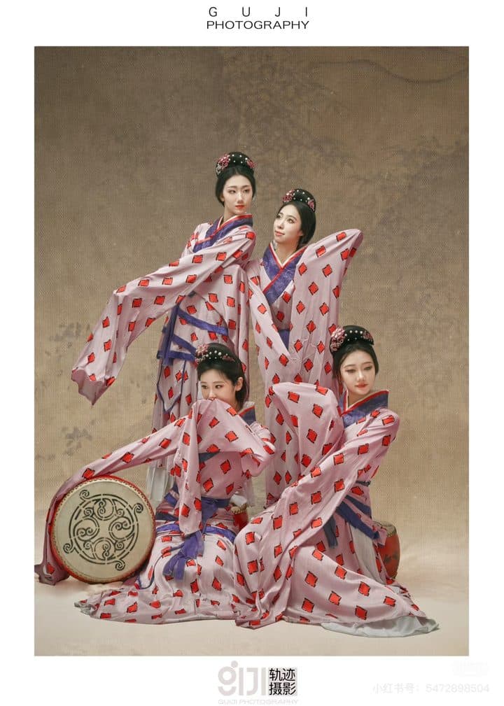 Long sleeve dance ensemble
