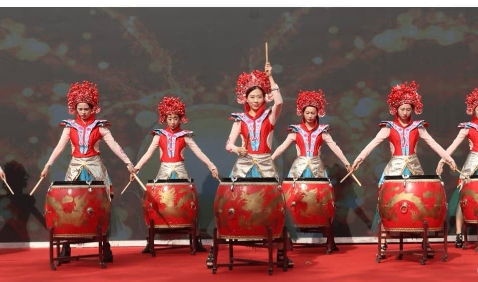 Female Chinese Drumming