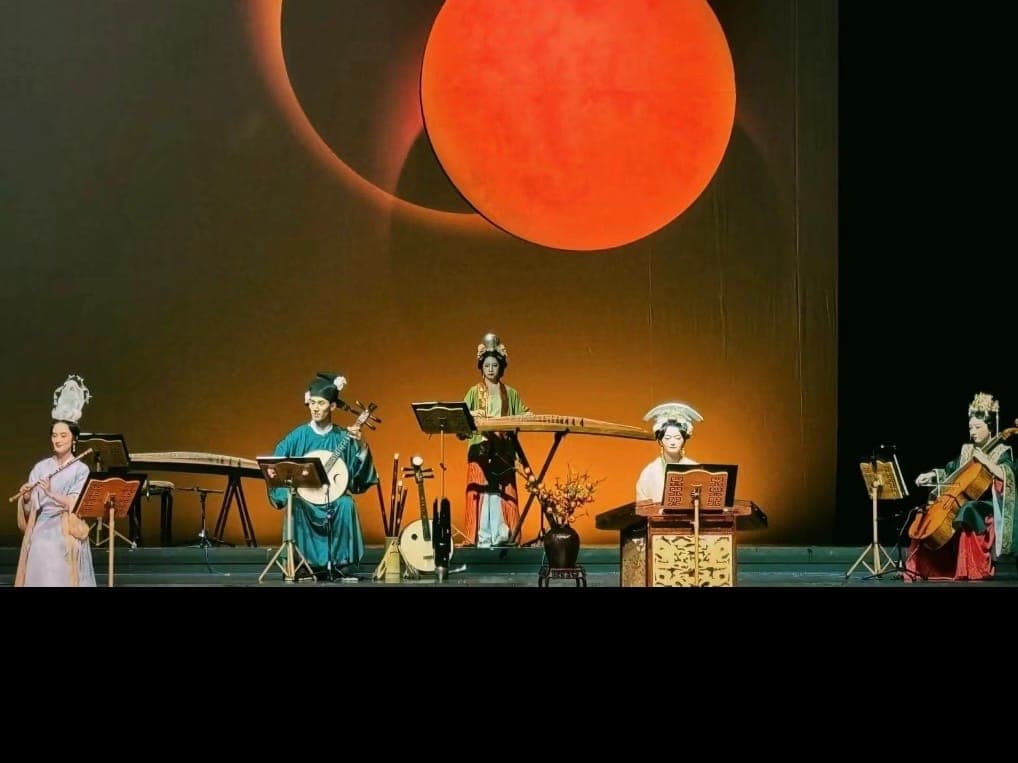 Music Ensemble show on stage